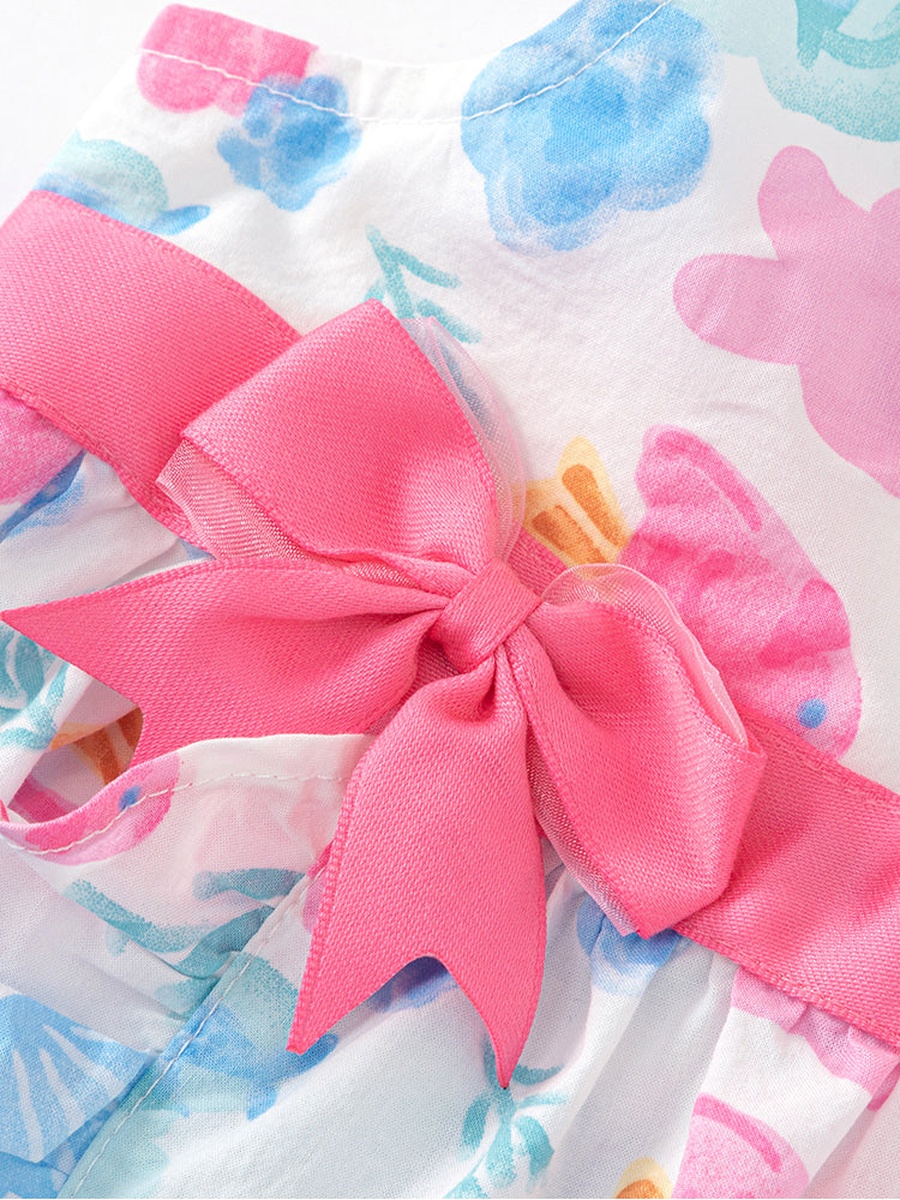 Dress with Floral Texture