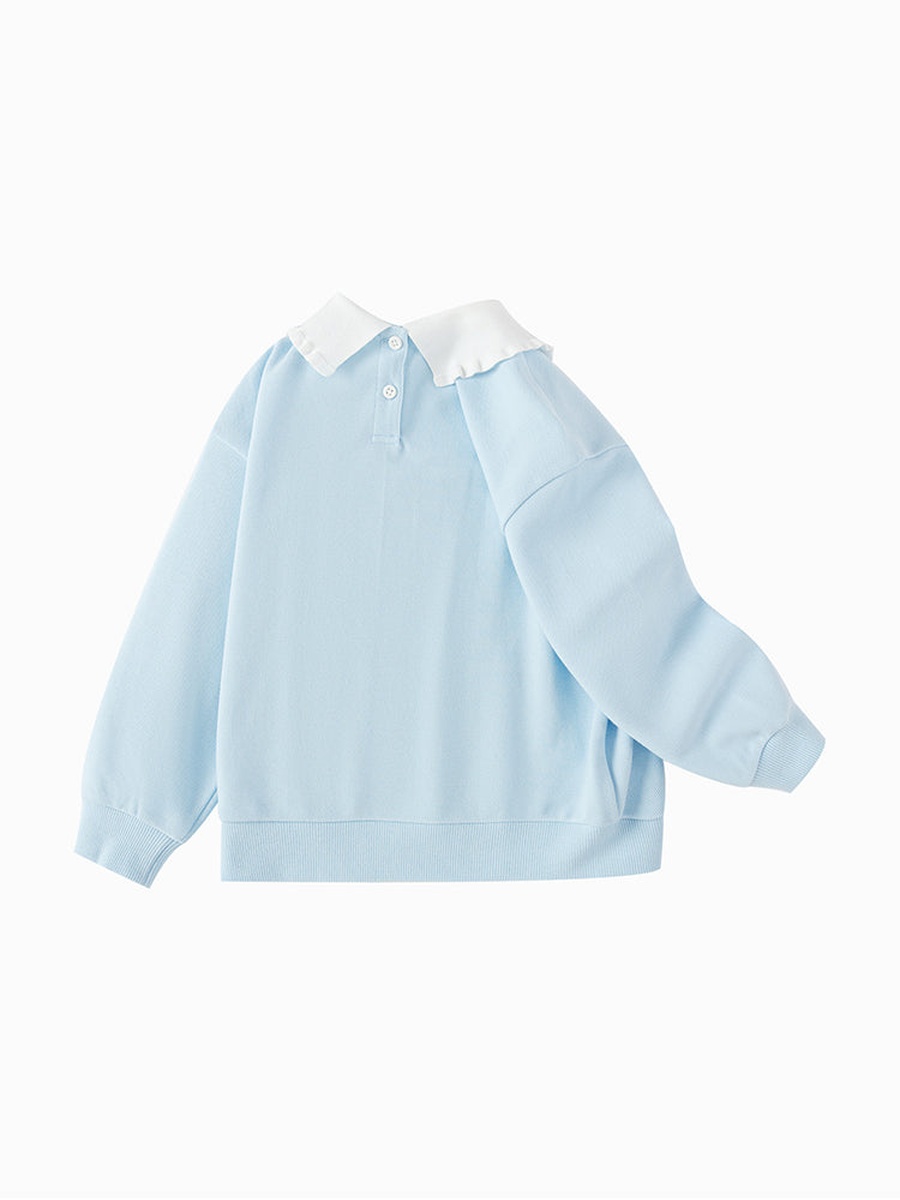 Sweatshirt with Melody Embroidery