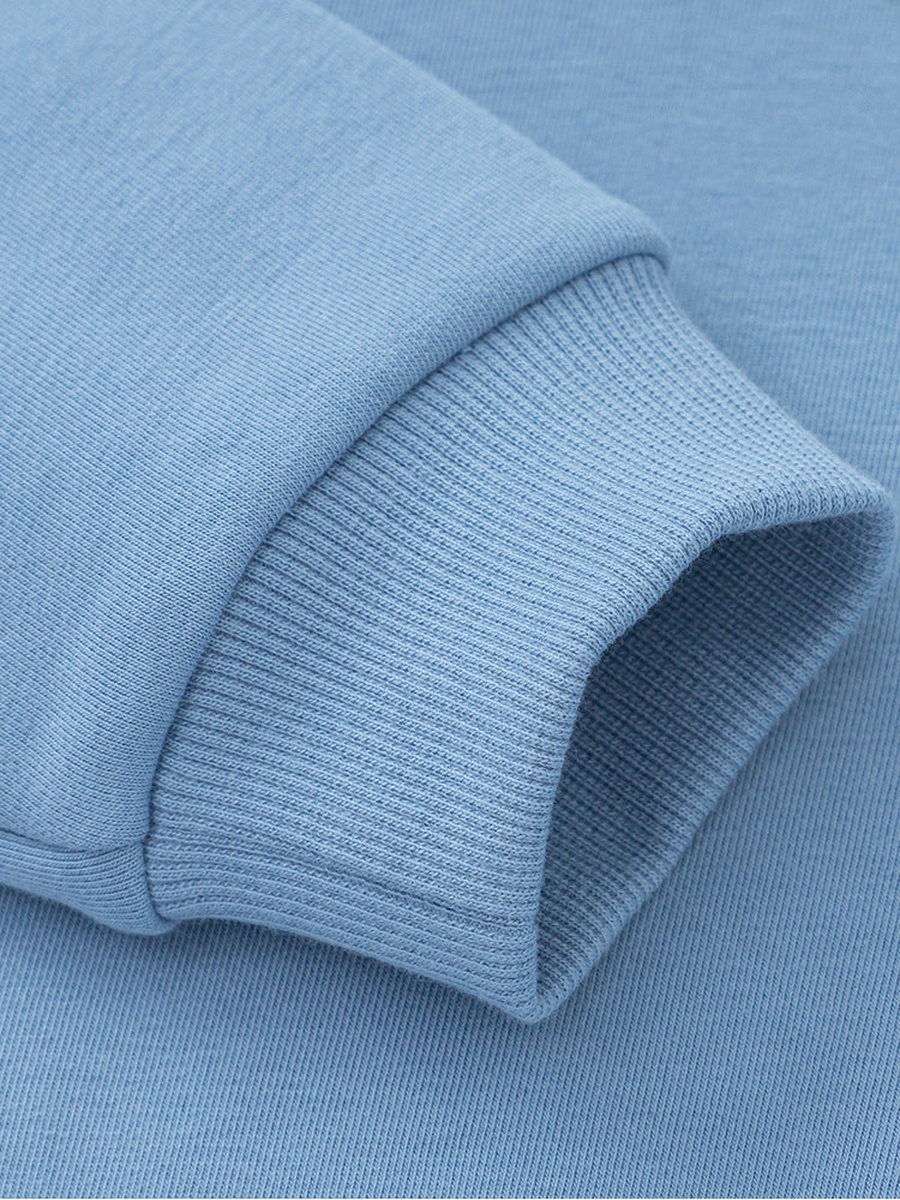 Round Neck Zip Pocket Sweatshirt