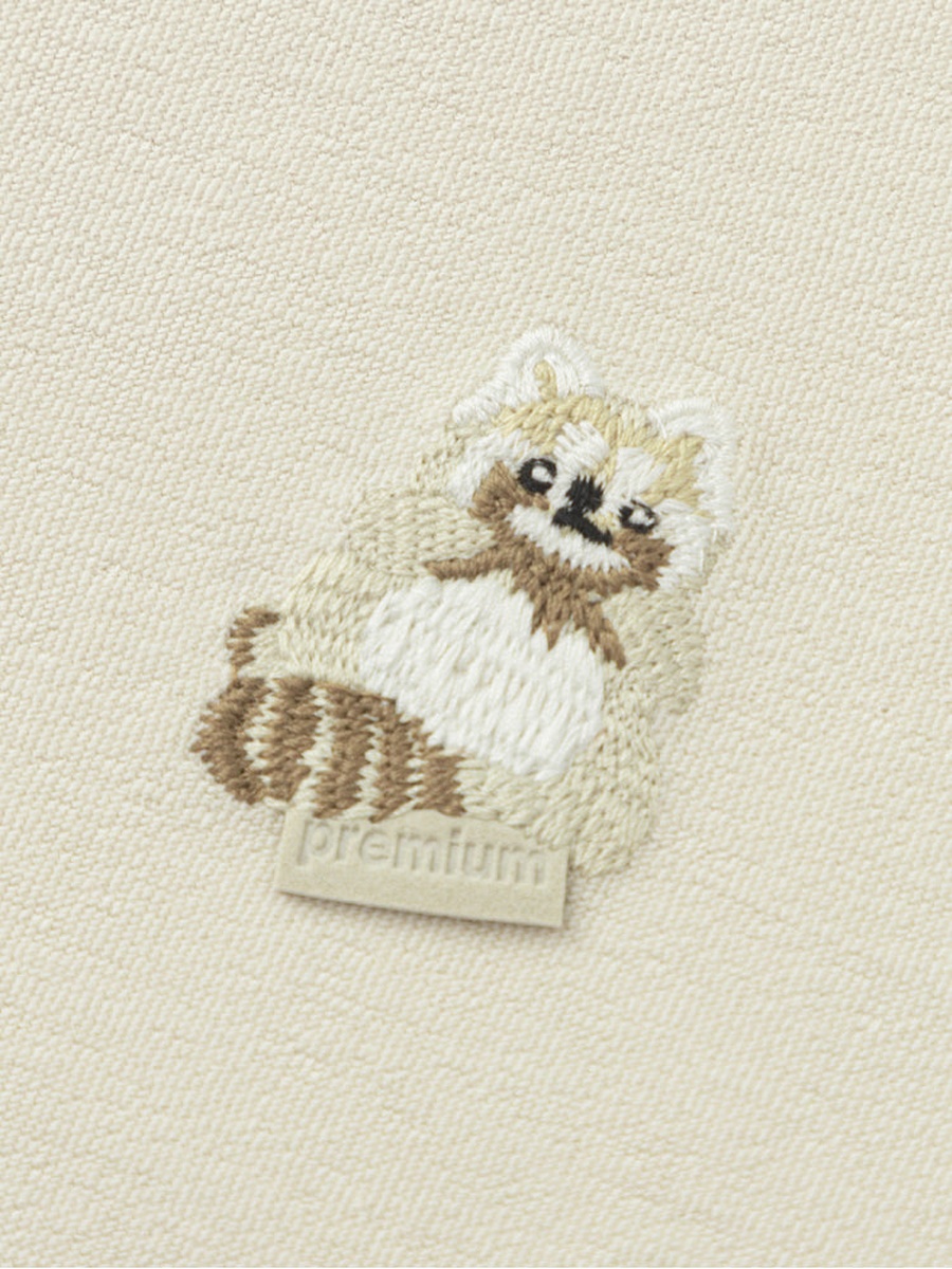 Polo Sweatshirt with Chest Embroidery