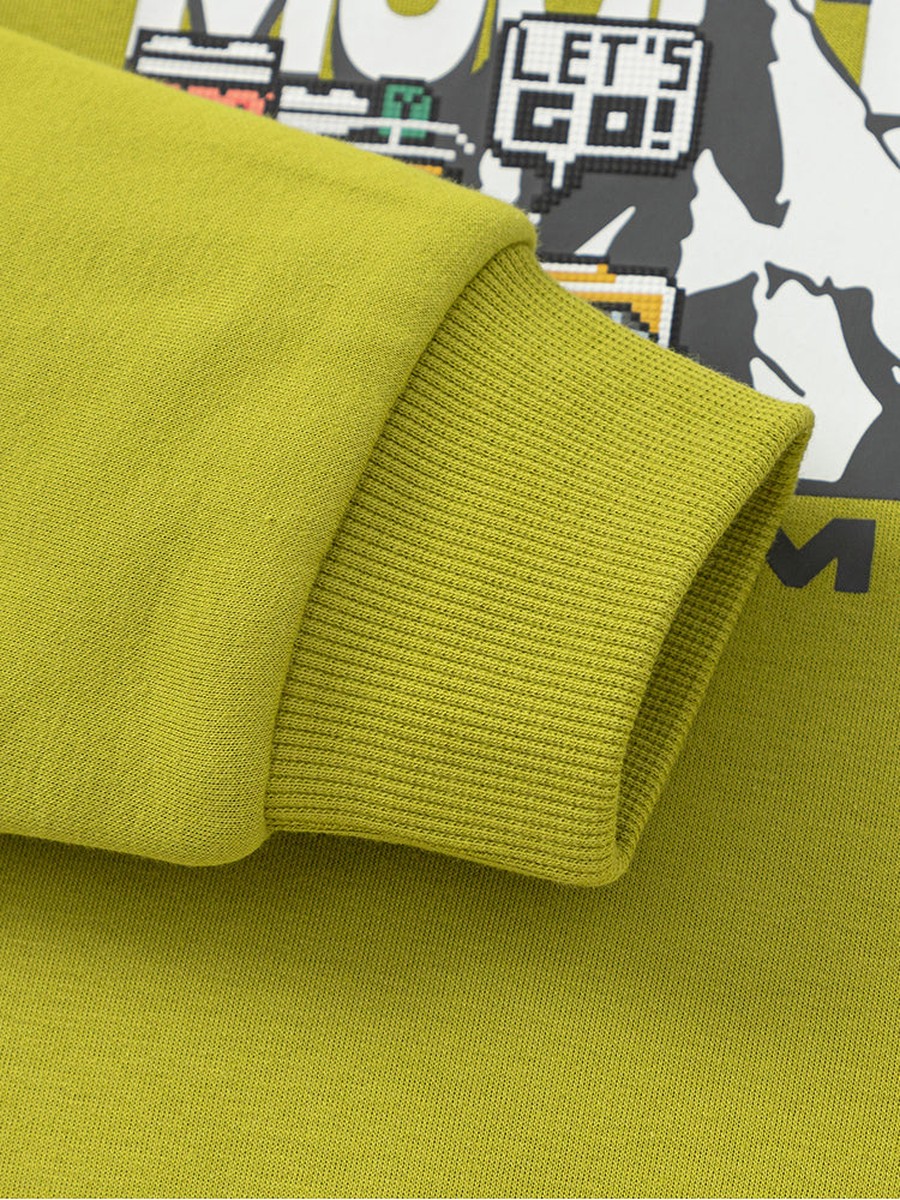 Round Neck Sweatshirt with Print