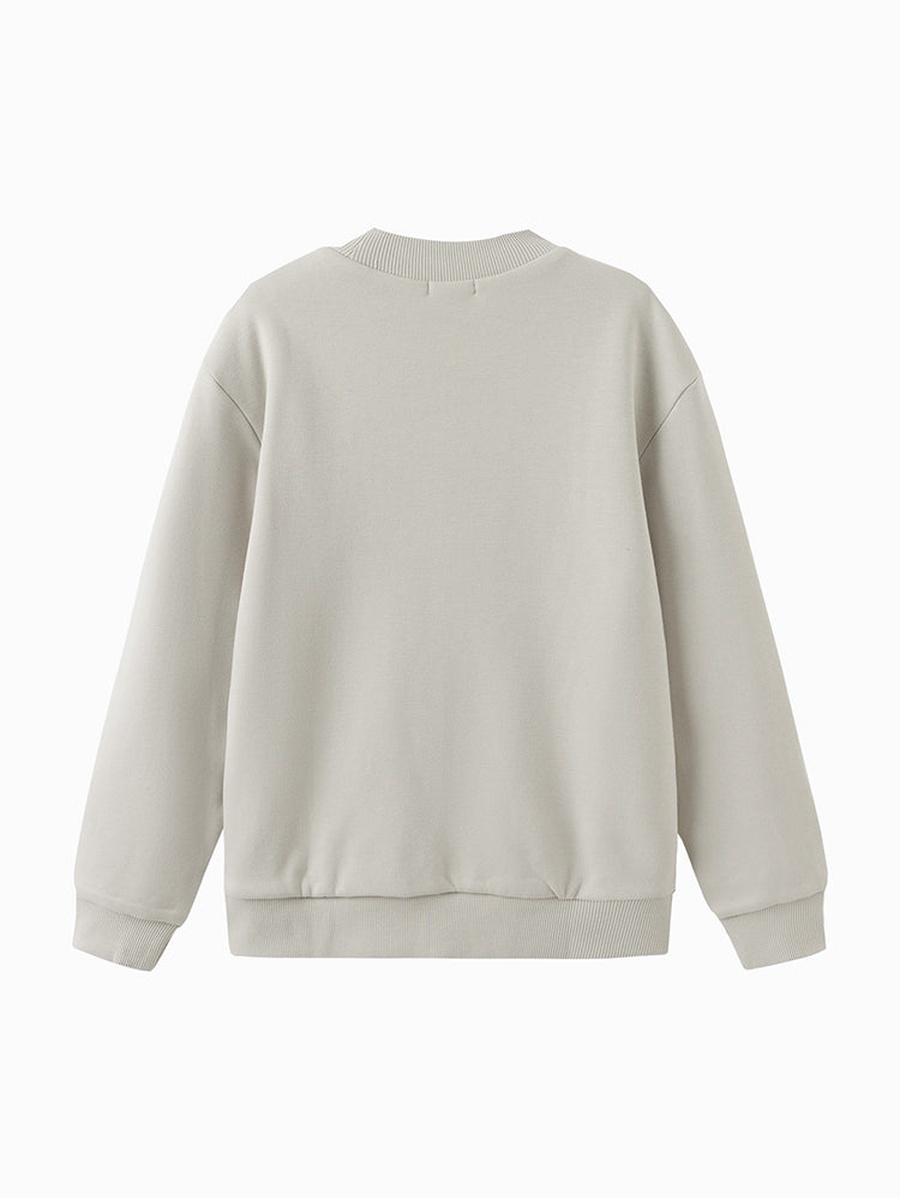 Round Neck Graphic Print Sweatshirt