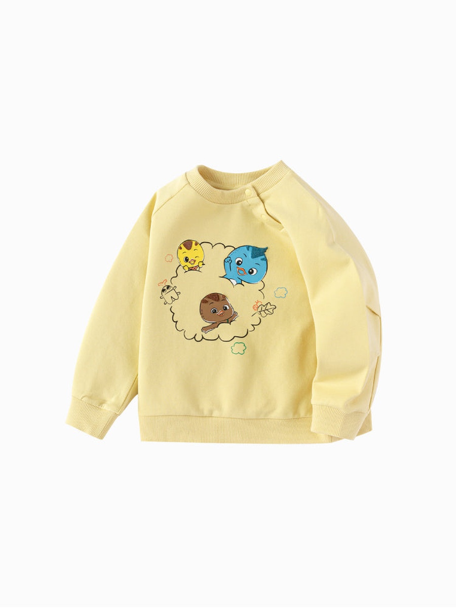 Sweatshirt with Printed Detail