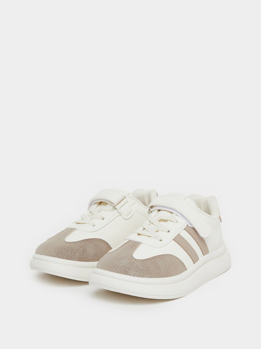 Boys Casual Sneakers with Hook and Loop Closure