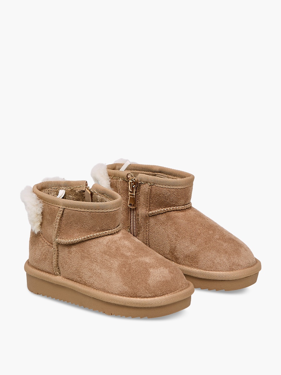 Girls Zip Closure Ankle Boots