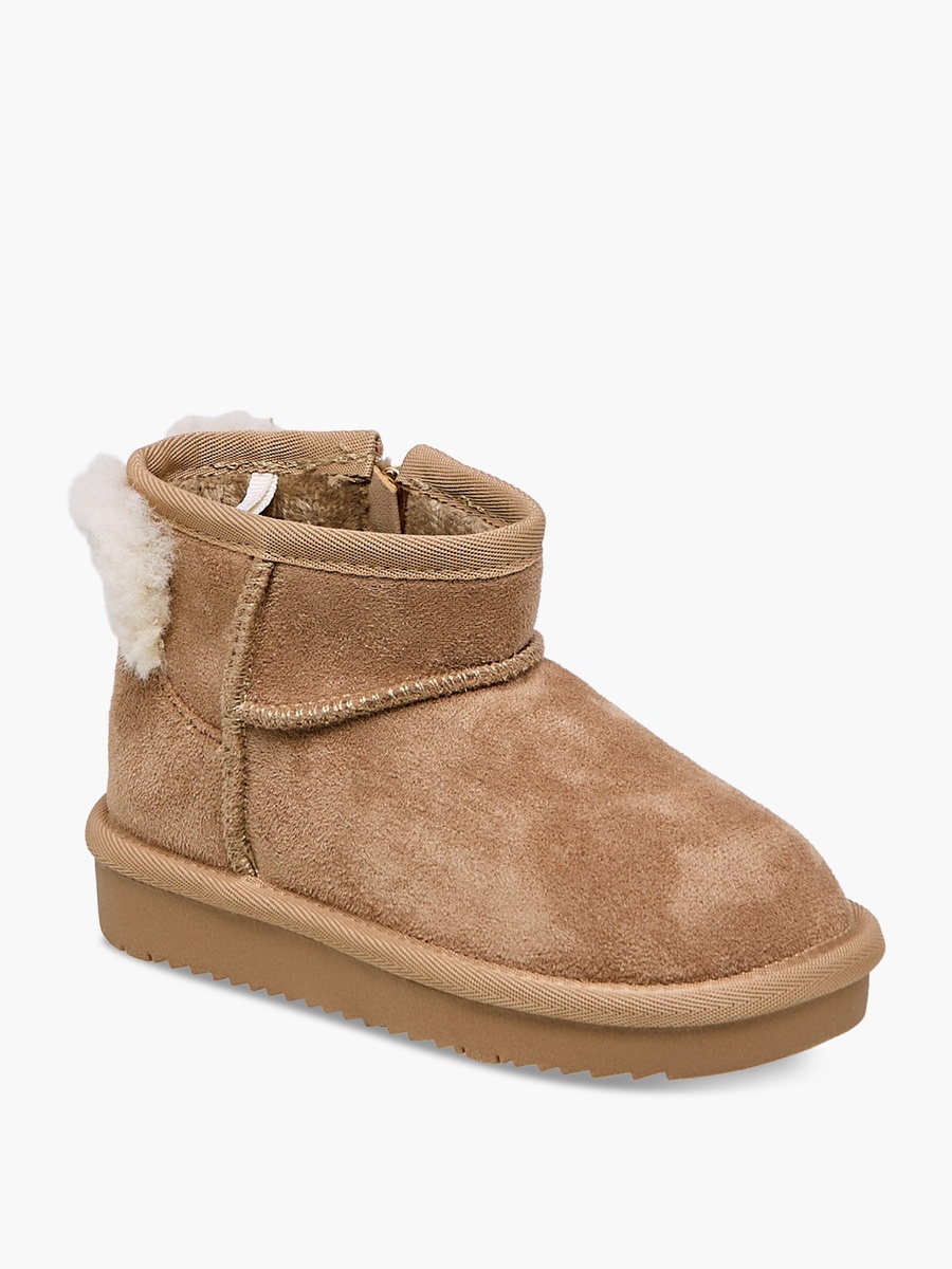 Girls Zip Closure Ankle Boots