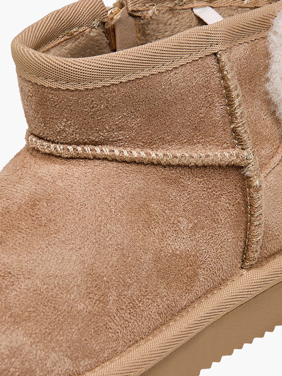 Girls Zip Closure Ankle Boots