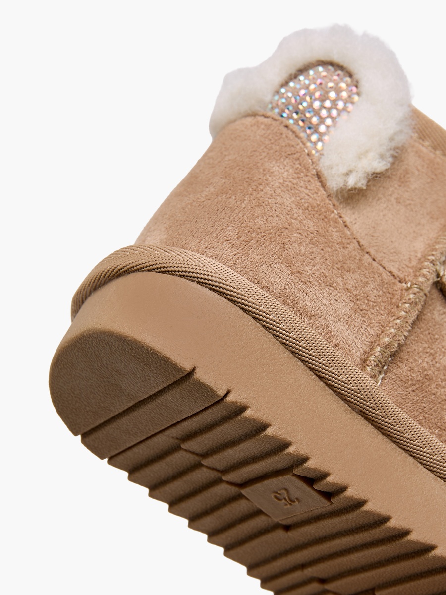 Girls Zip Closure Ankle Boots