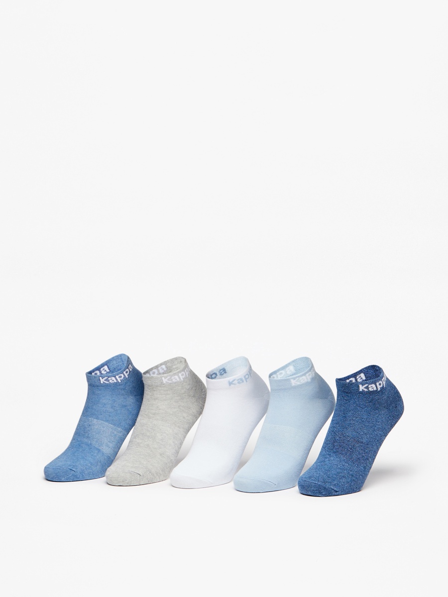 Set of 5 - Solid Ankle Length Sports Socks