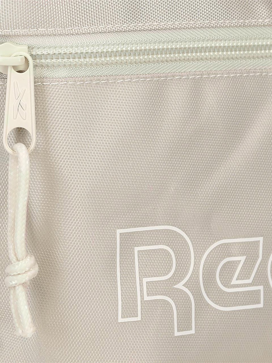 Logo Print Backpack with Adjustable Shoulder Straps