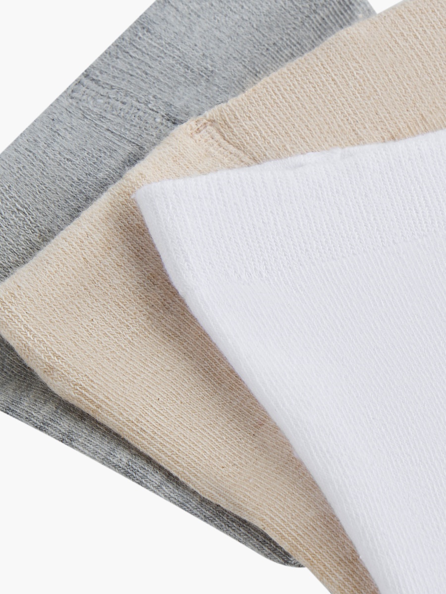 Pack of 3 - Solid Tights with Elasticised Waistband
