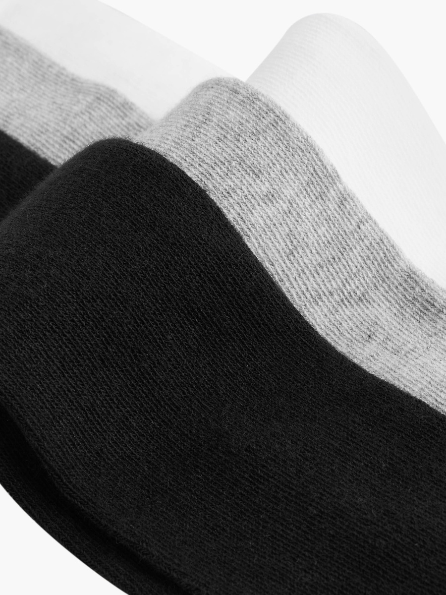 Pack of 3 - Solid Tights with Elasticised Waistband