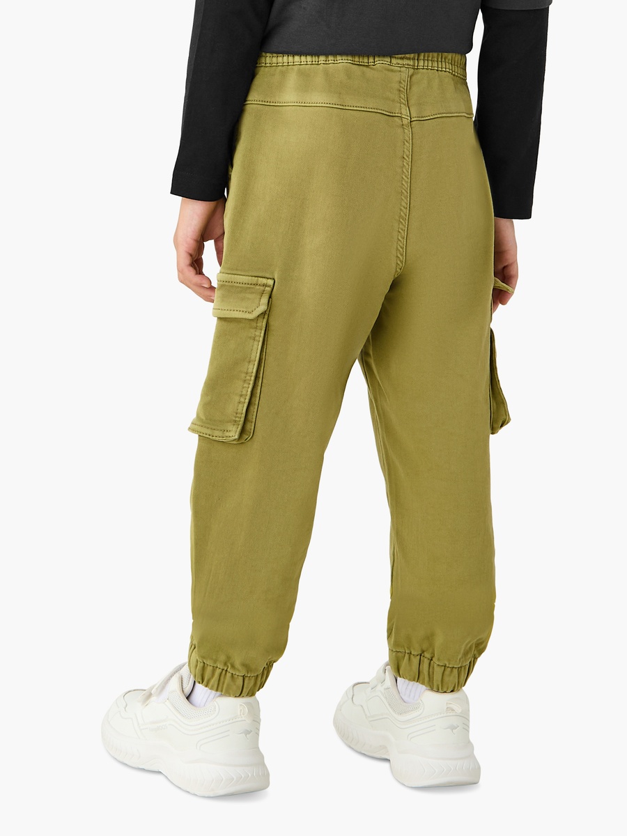 Solid Pants with Drawstring Closure and Pockets