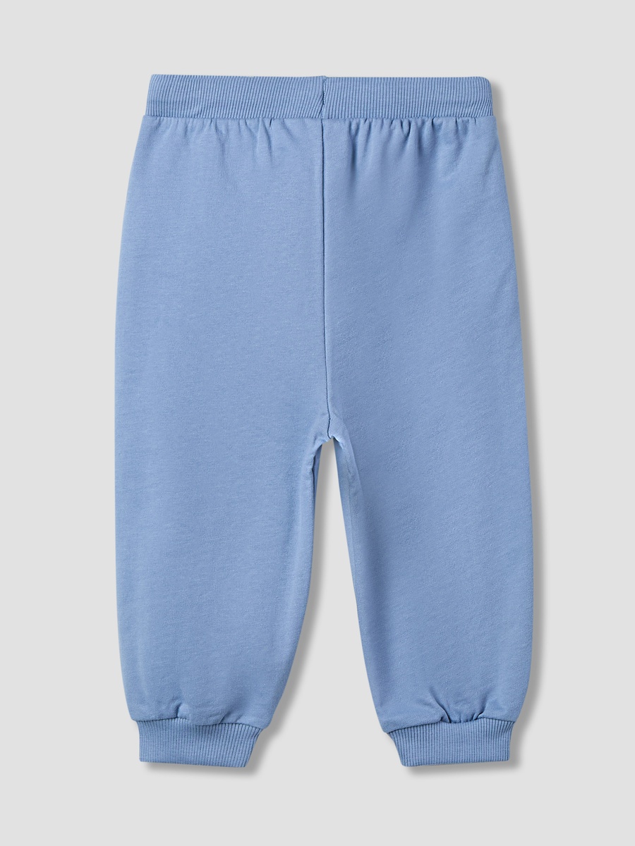 Typographic Print Joggers with Drawstring Closure