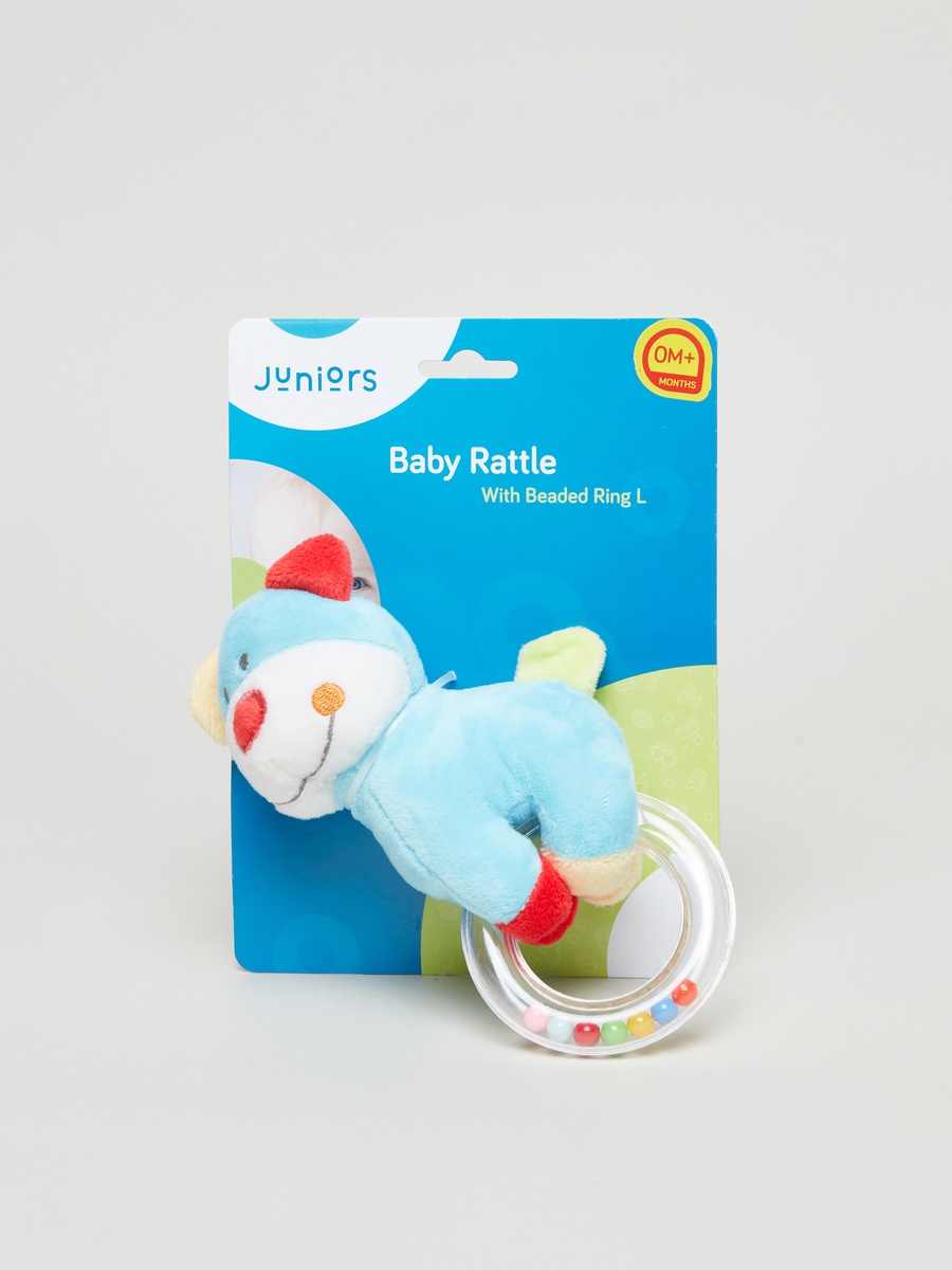 Baby Rattle with Beaded Ring
