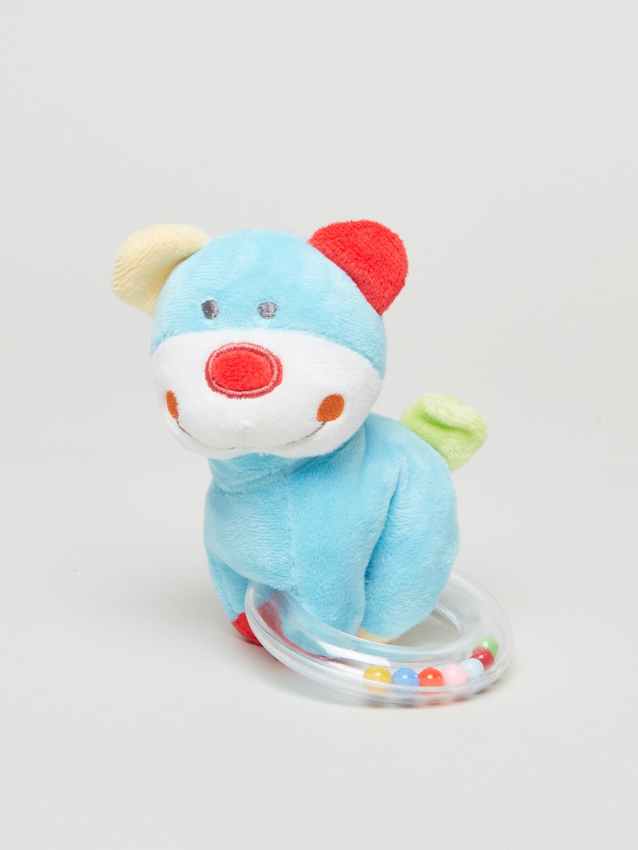 Baby Rattle with Beaded Ring