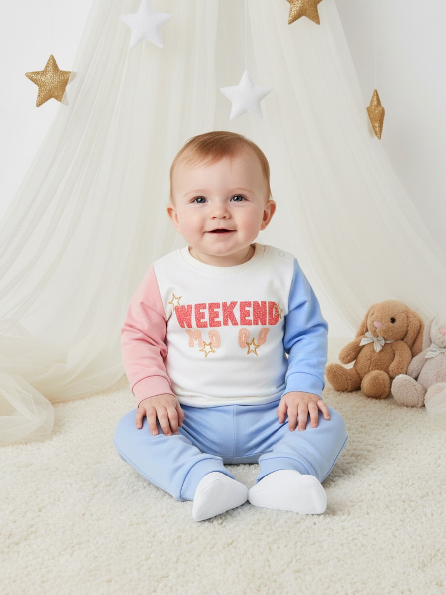 Pack of 2 - Printed Long Sleeve T-Shirts and Pyjamas
