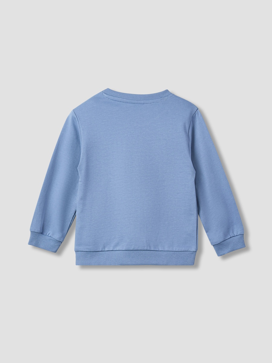Lion Print Sweatshirt with Long Sleeves
