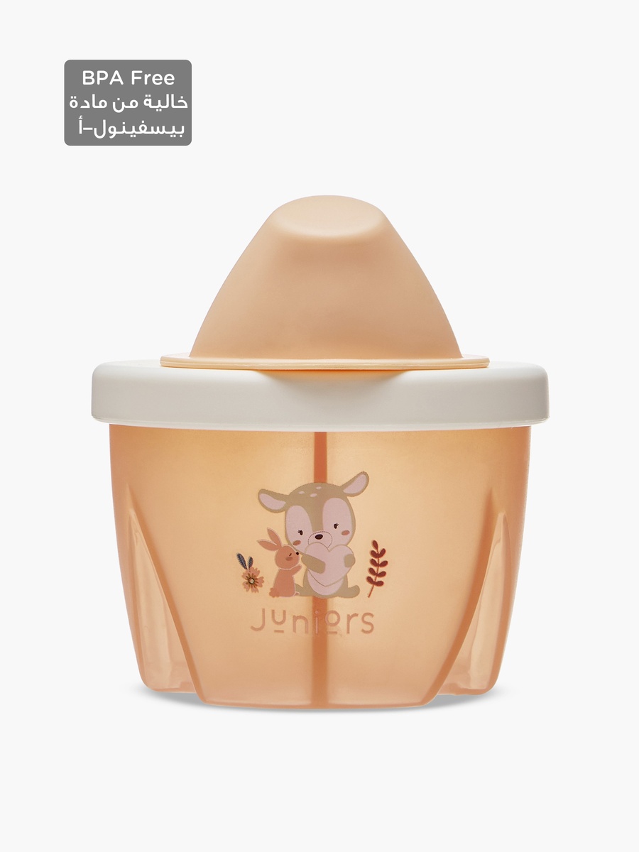 علبة بودرة حليب بثلاثة أقسام