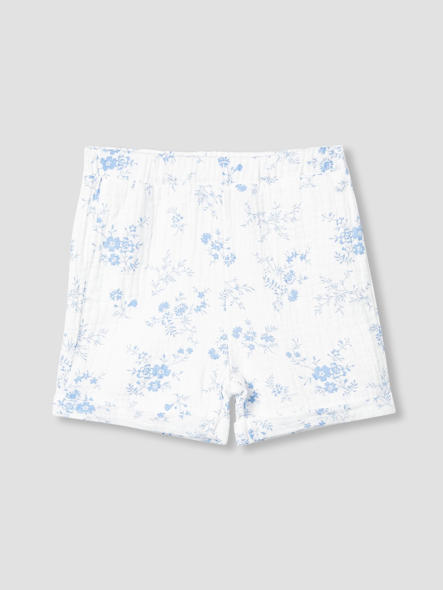Cotton Printed Shirt and Shorts Set