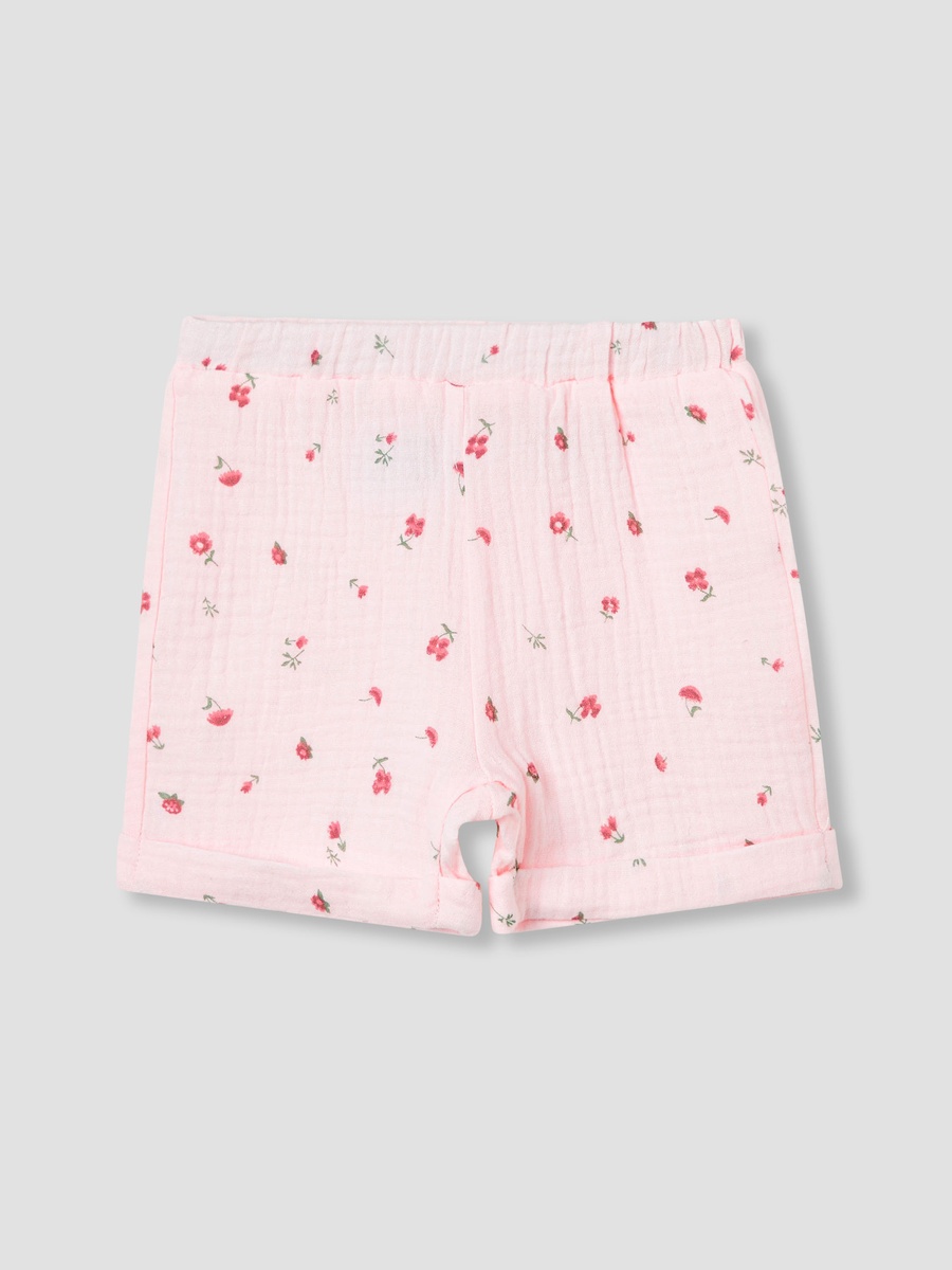 Cotton Printed Shirt and Shorts Set