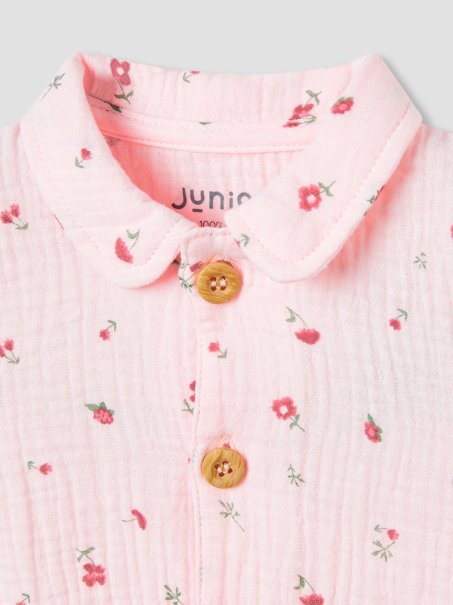 Cotton Printed Shirt and Shorts Set