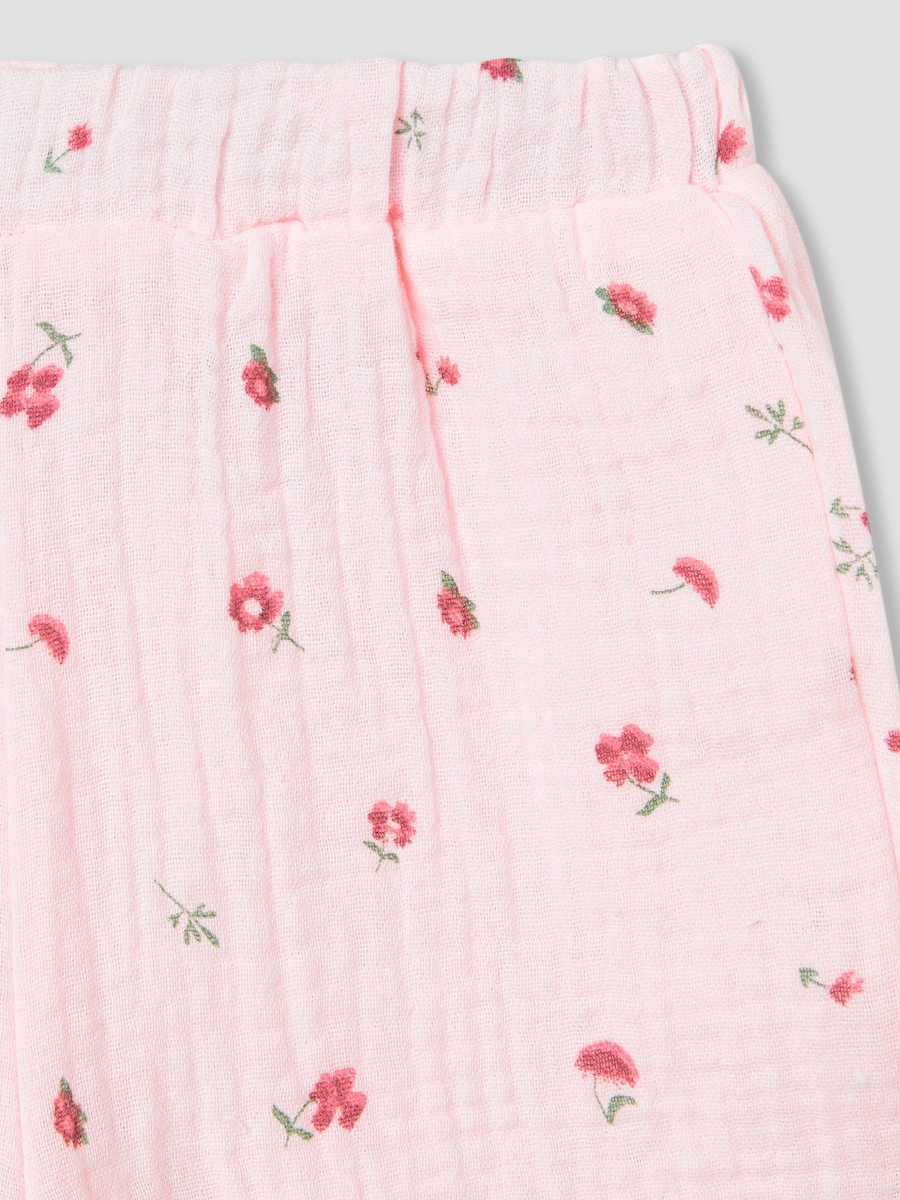 Cotton Printed Shirt and Shorts Set