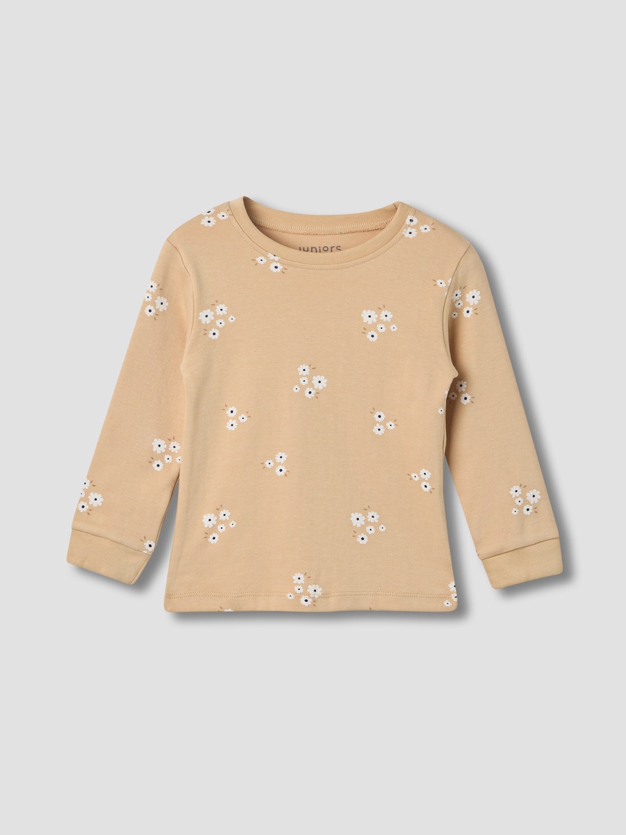 Floral Print Top and Pyjama Set