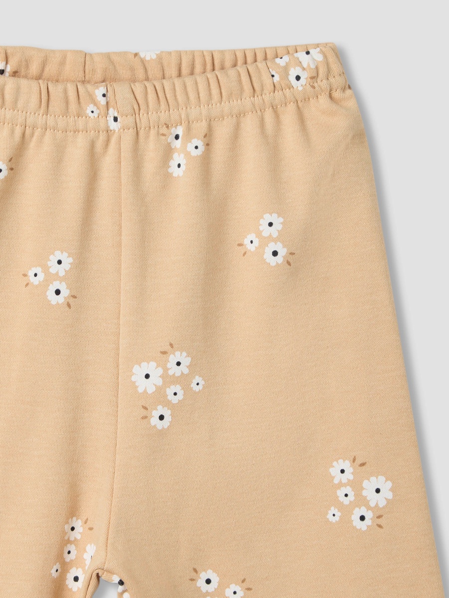 Floral Print Top and Pyjama Set