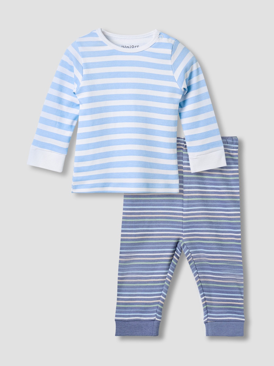 Striped Top and Pyjama Set