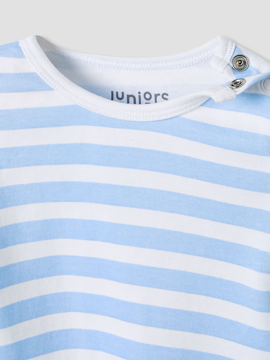 Striped Top and Pyjama Set