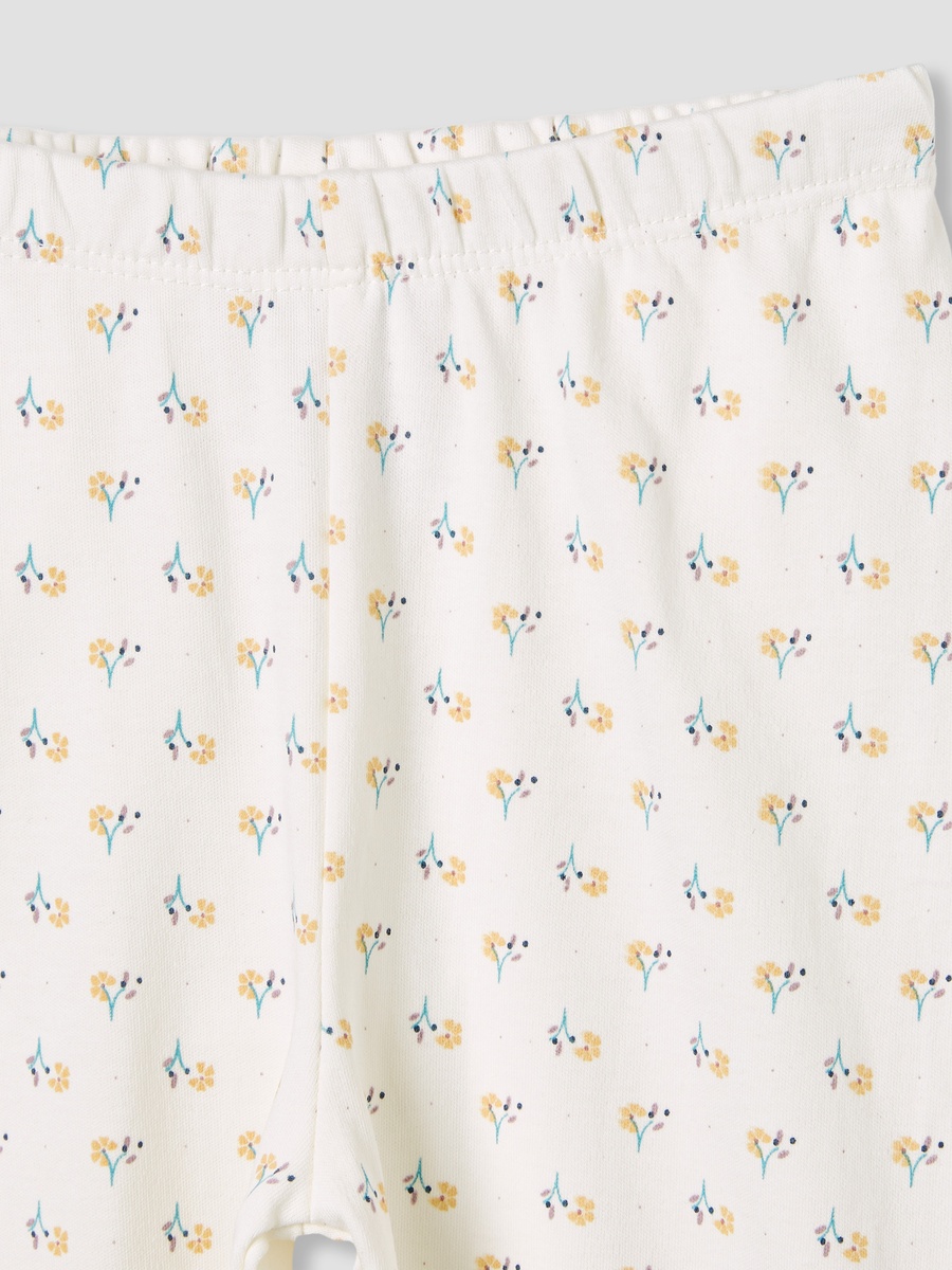 Floral Print Shirt and Pyjama Set