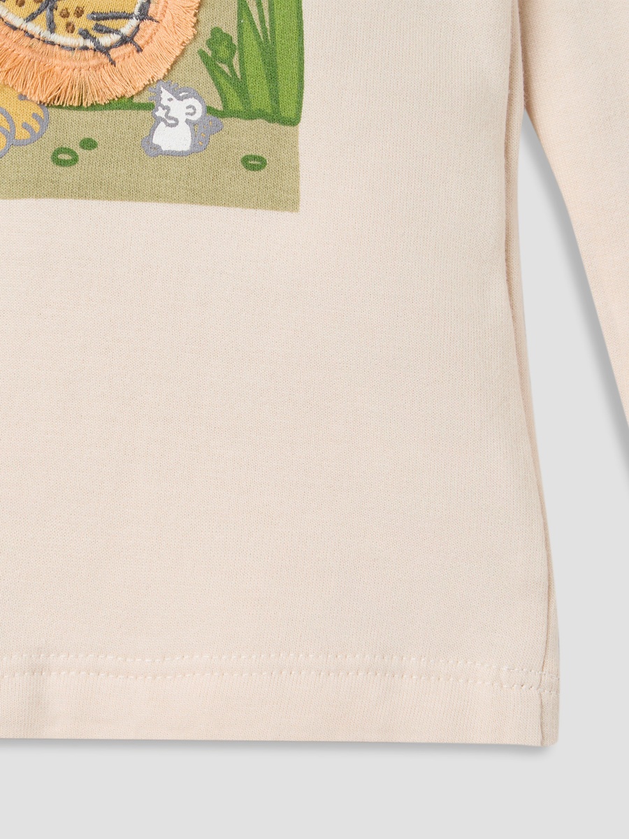 Animal Applique Detail Top and Pyjama Set