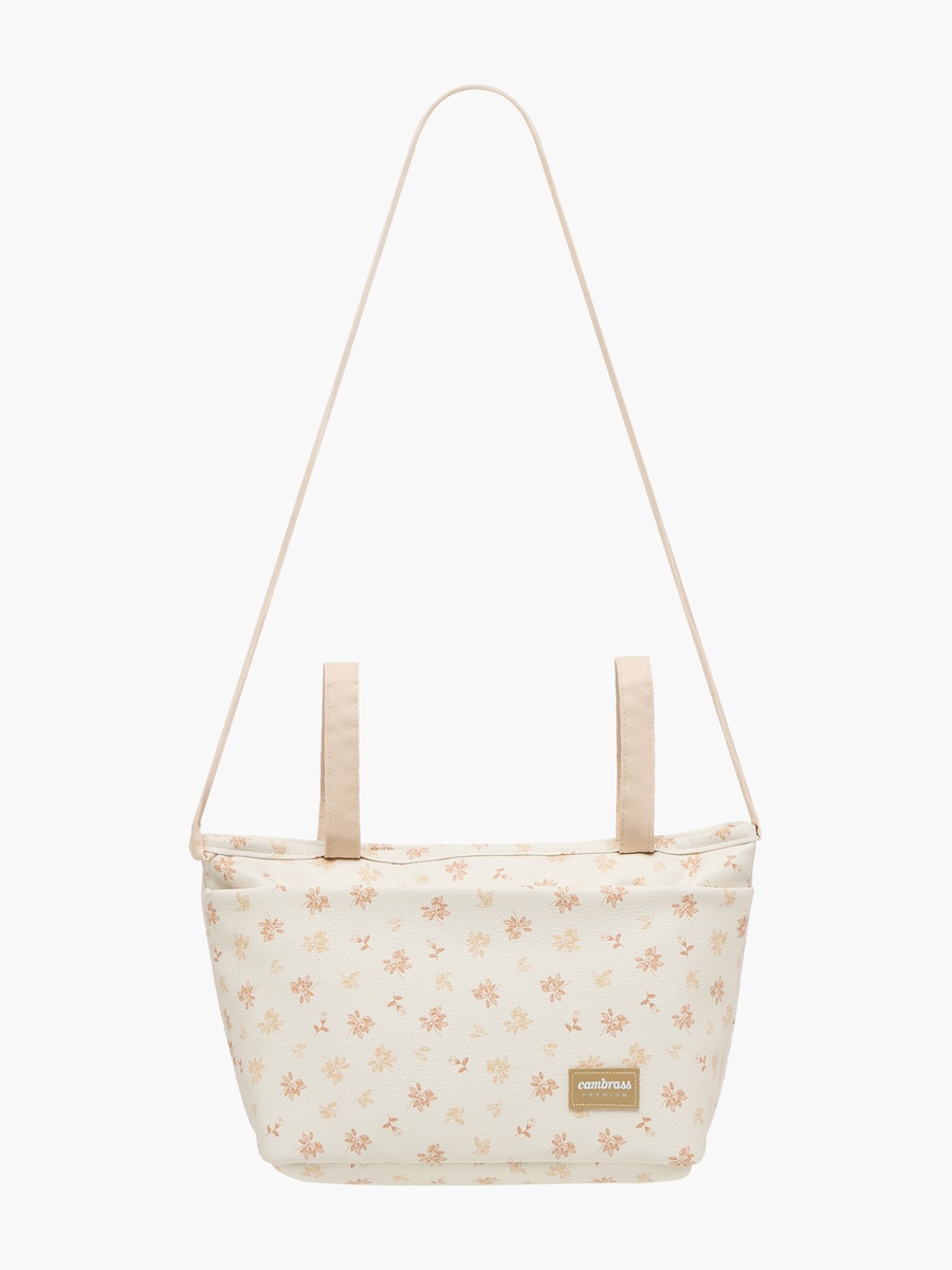 Cambrass Floral Print Diaper Bag with Zip Closure