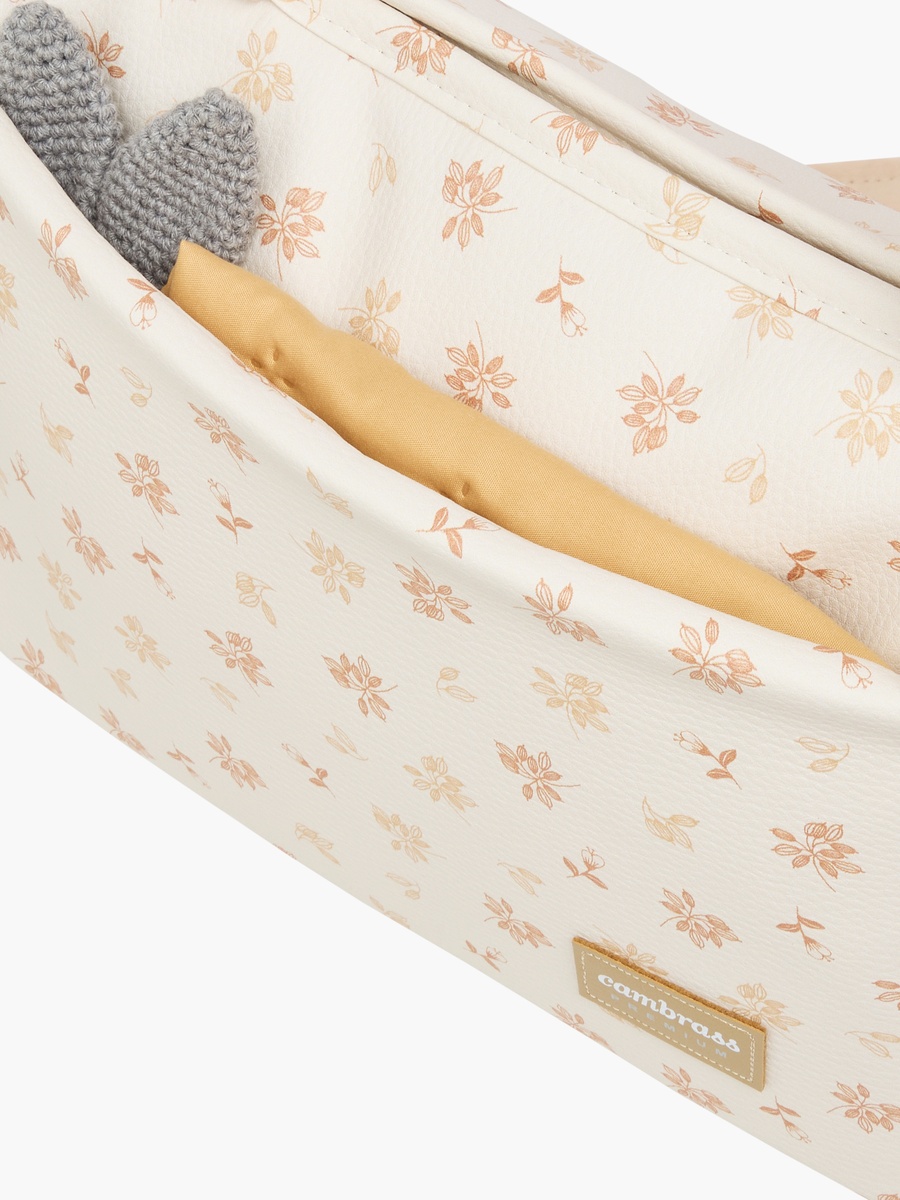 Cambrass Floral Print Diaper Bag with Zip Closure