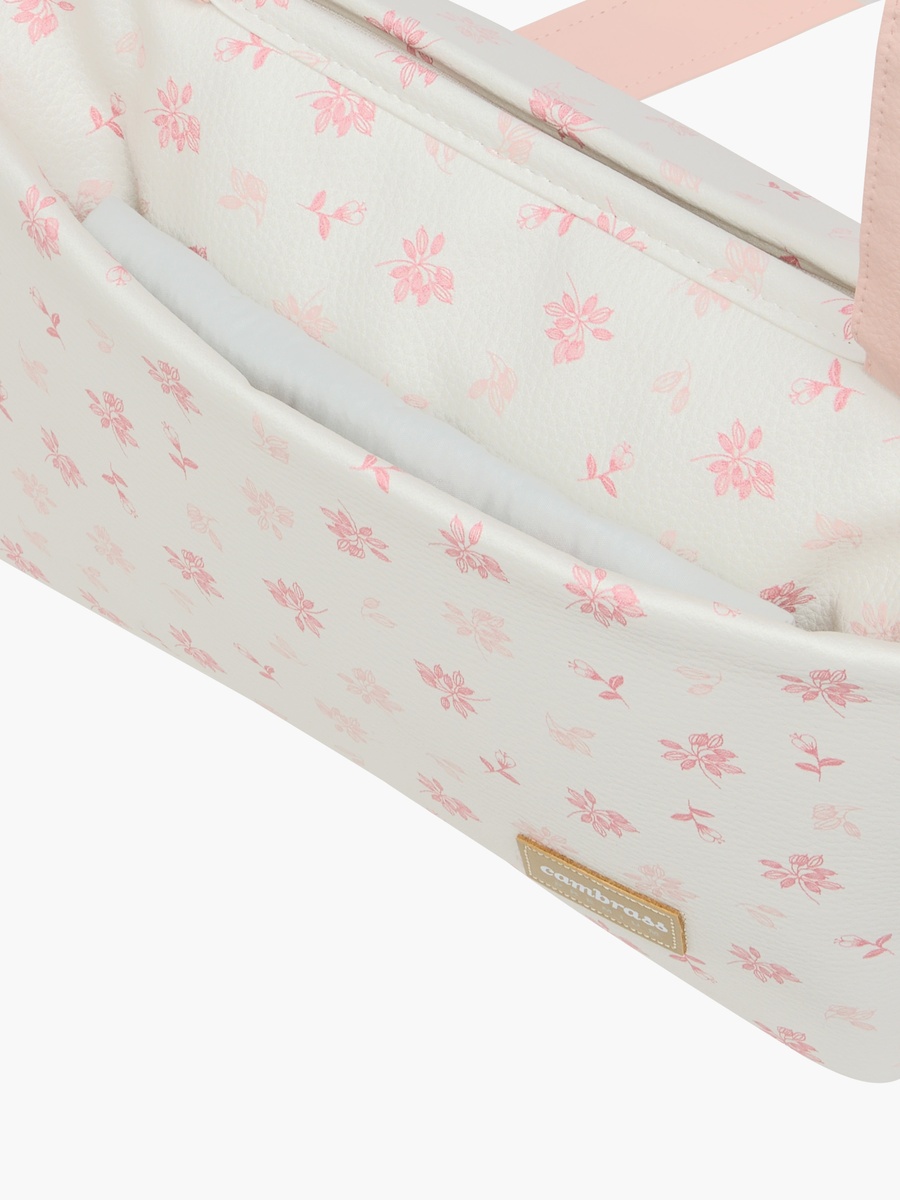 Cambrass Floral Print Diaper Bag with Zip Closure