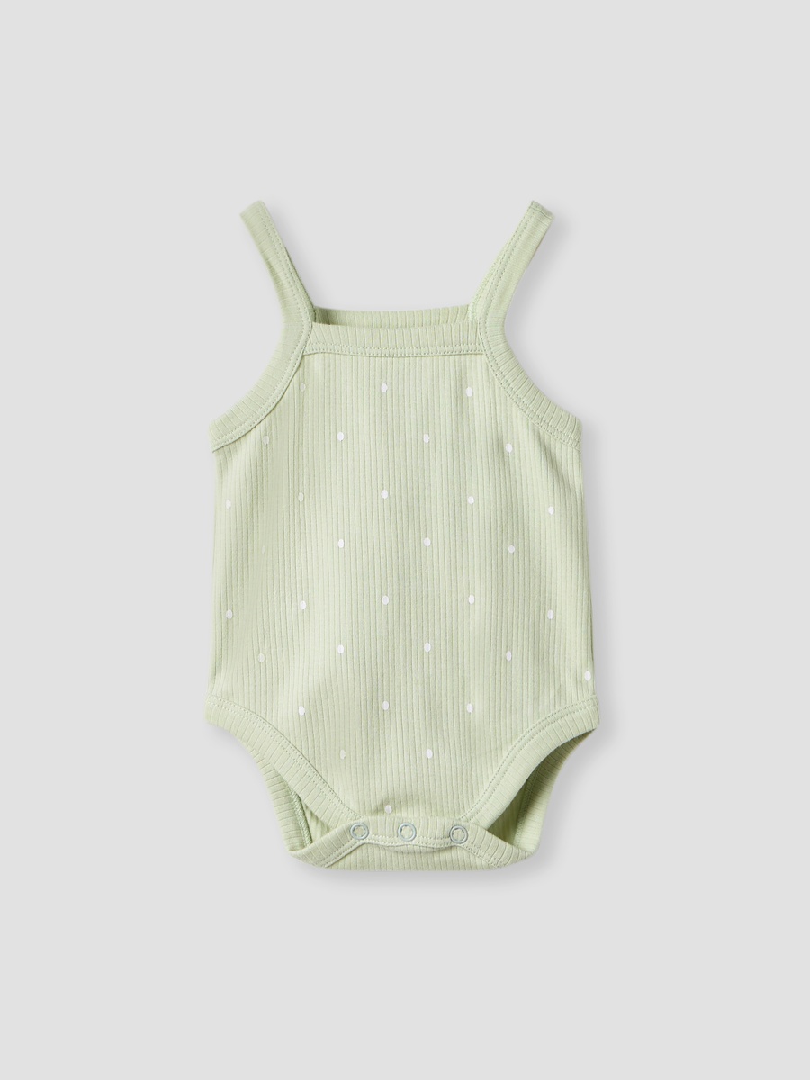 Pack of 3 - Printed Strappy Bodysuit