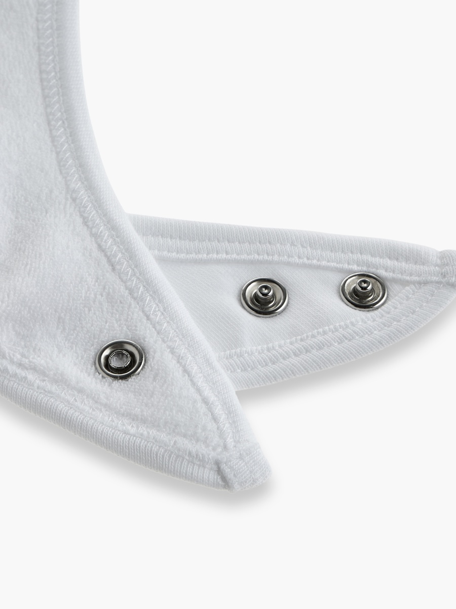 Pack of 2 - Printed Baby Bib with Button Closure