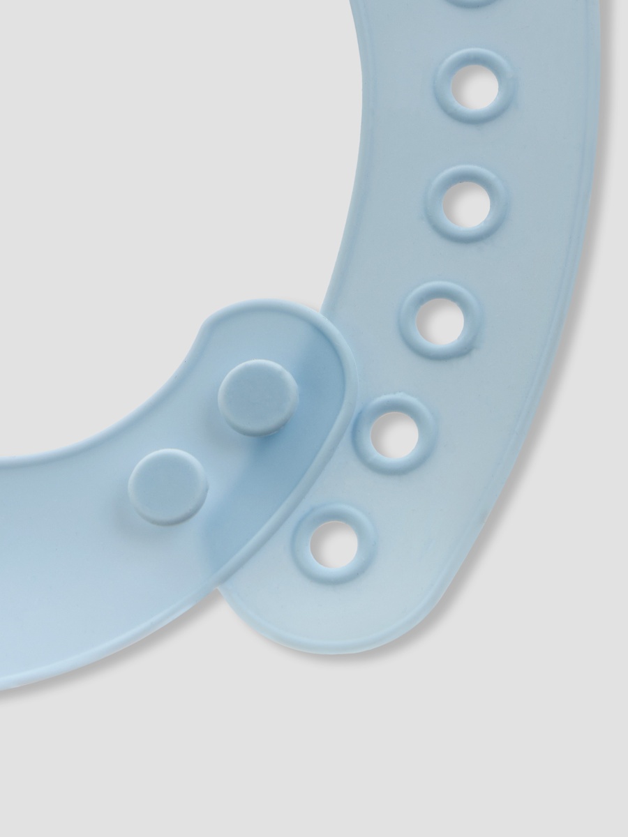 Pack of 2 - Assorted Silicone Bib with Button Closure
