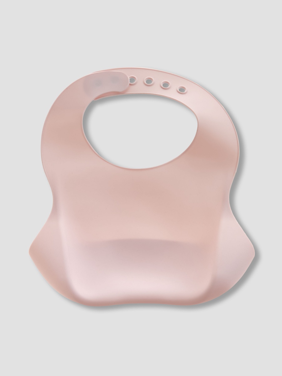 Pack of 2 - Assorted Silicone Bib with Button Closure