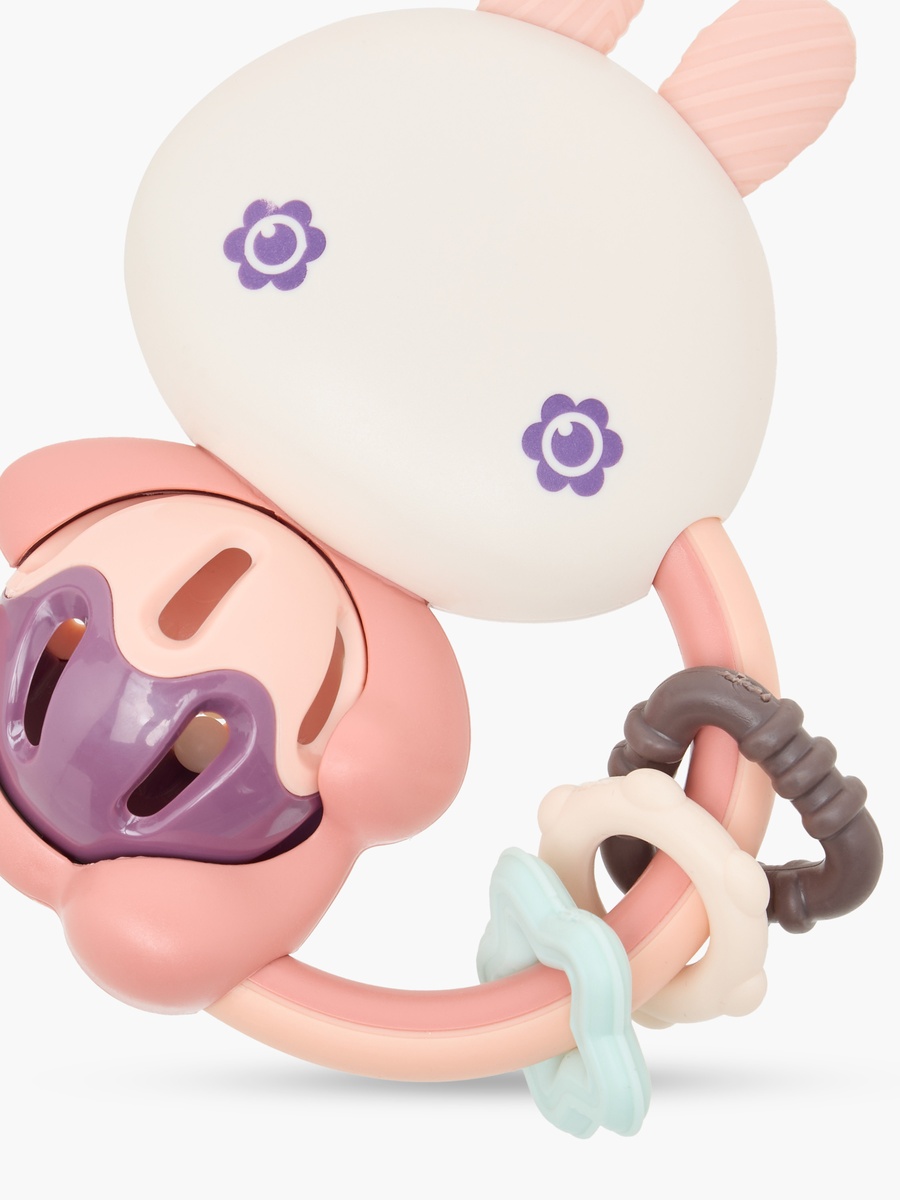 Juniors Bunny Sensory Teething Rattle