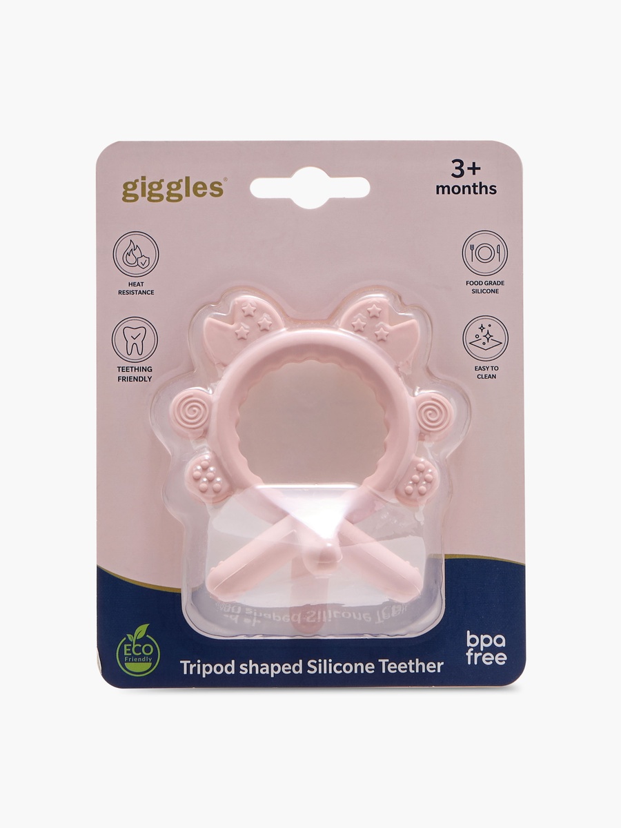 Giggles Silicone Tripod Teether