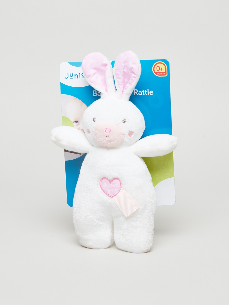 Juniors Baby Bunny Rattle Toy