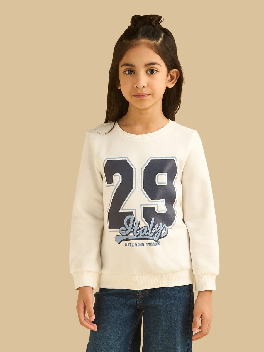 Varsity Print Sweatshirt