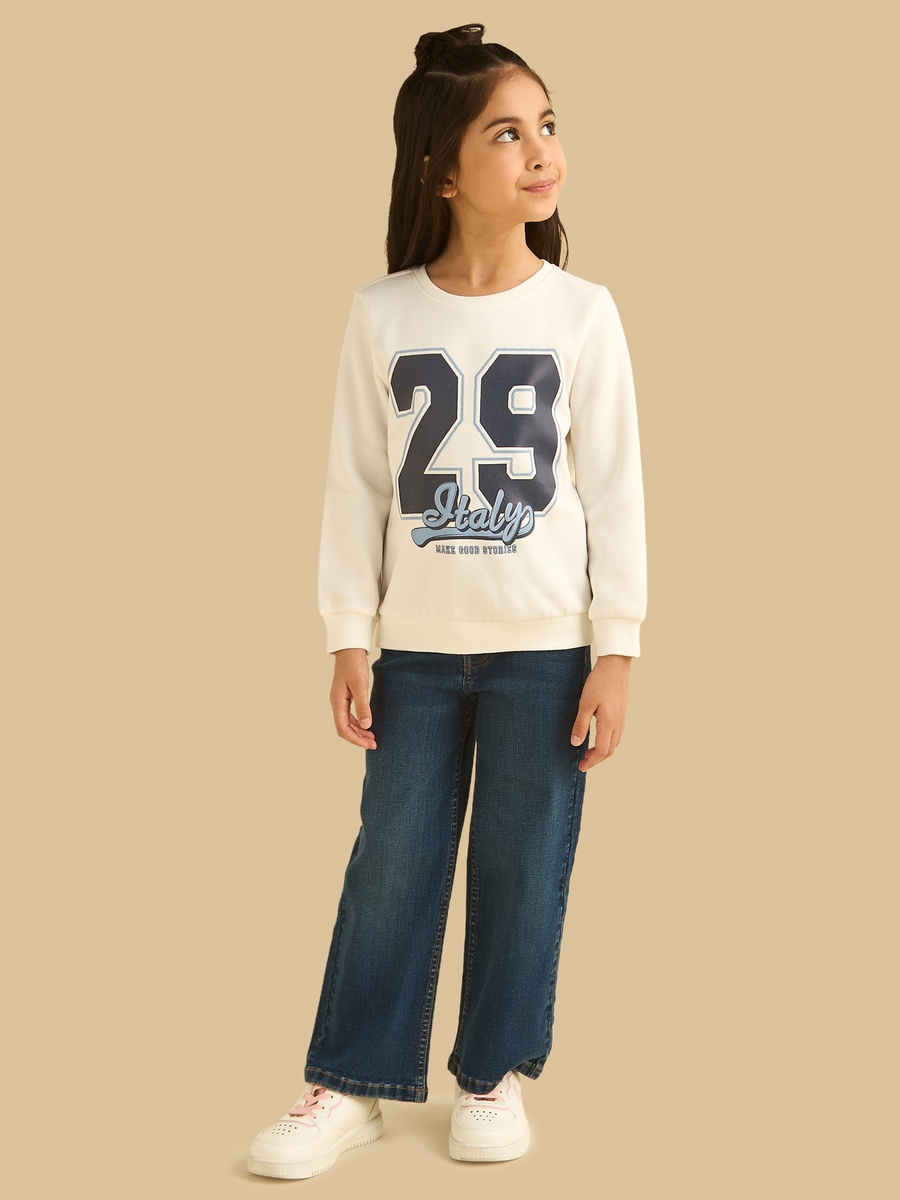 Varsity Print Sweatshirt