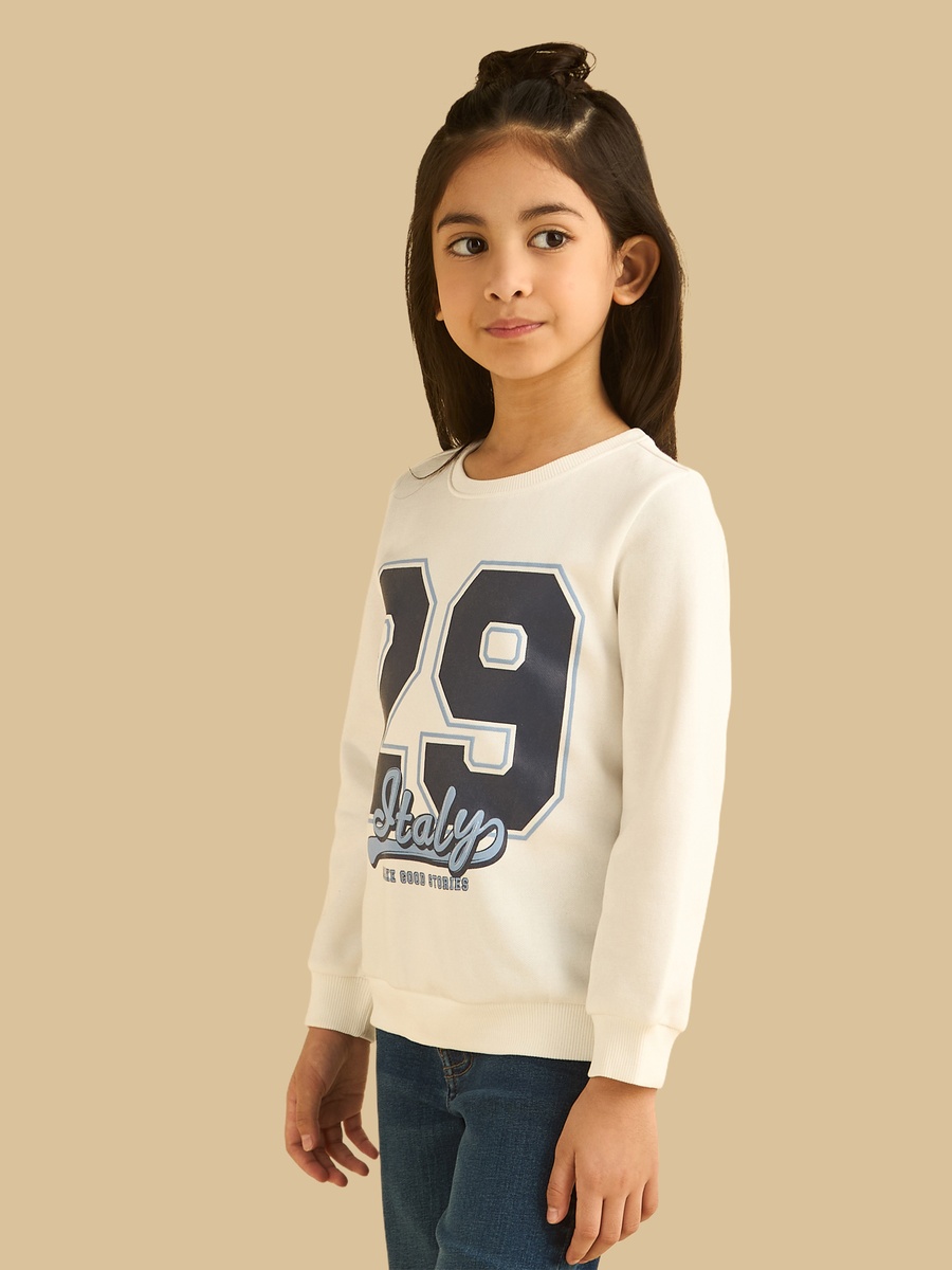 Varsity Print Sweatshirt