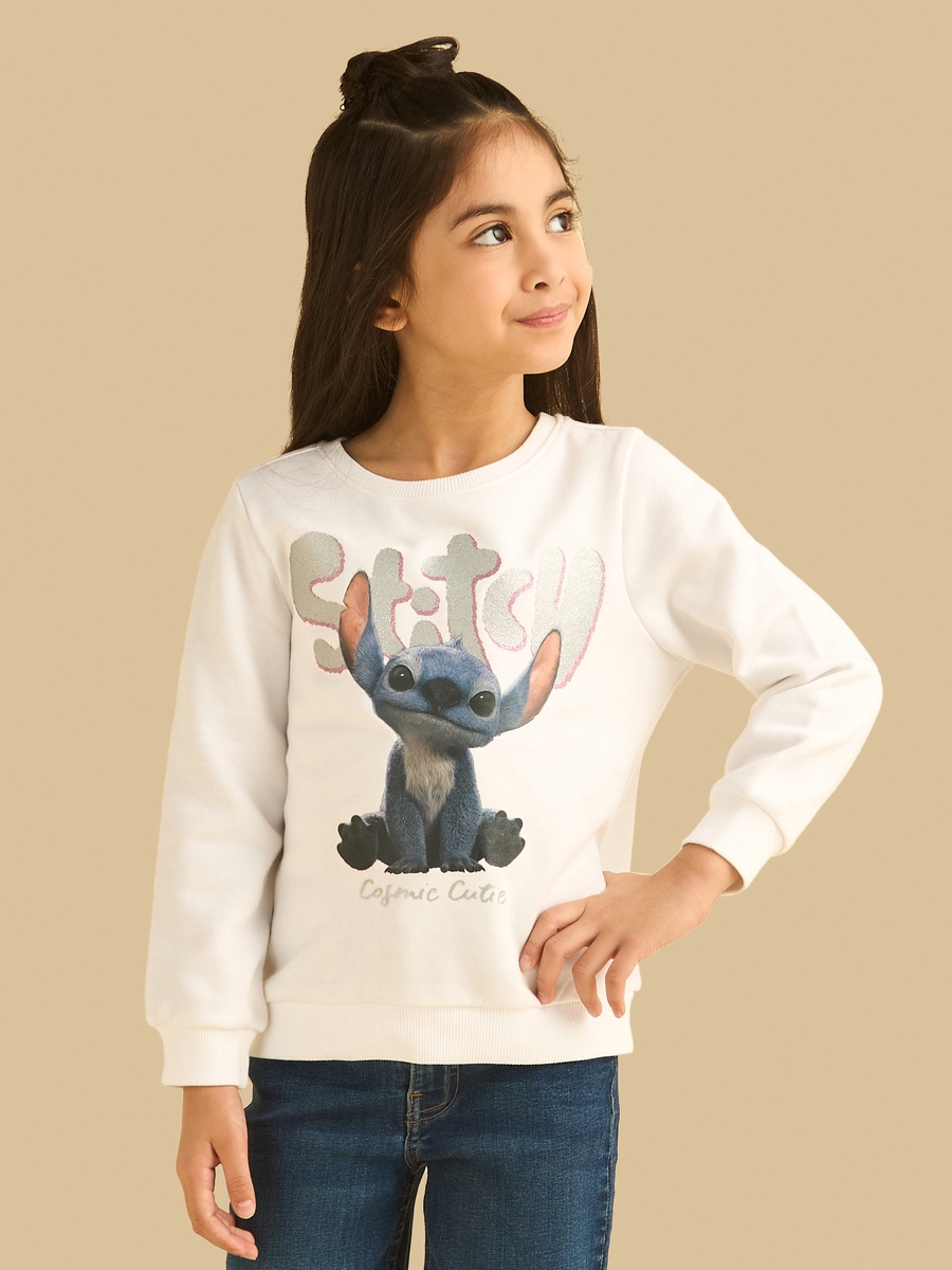 Stitch Print Sweatshirt