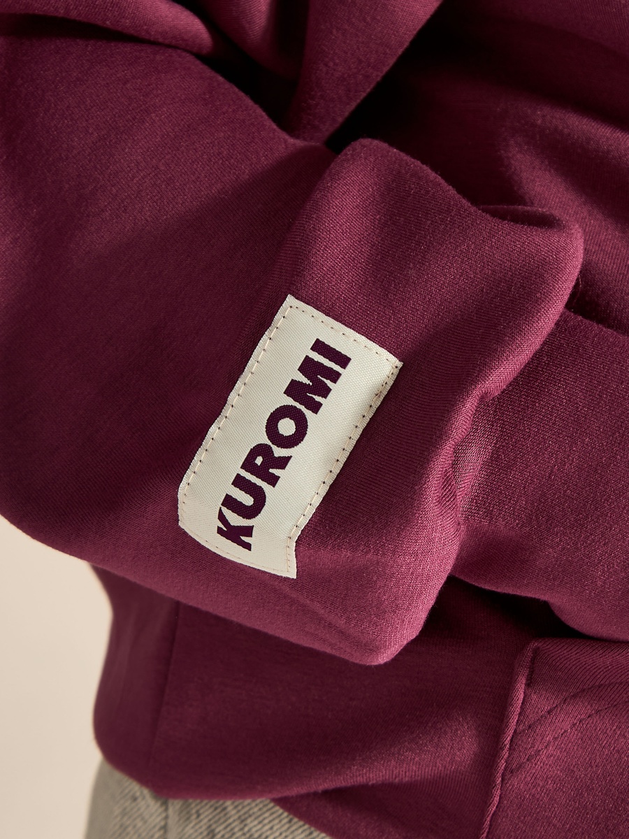 Pink Graphic Print Long Sleeves Oversized Hoodie
