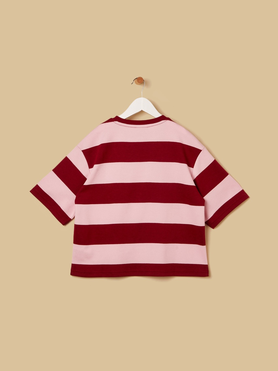 Kuromi Print Striped T-Shirt