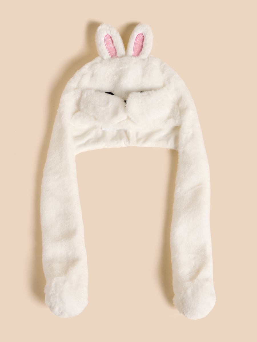 Bunny Plush Cap with Moving Ears